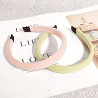 Simple Style Solid Color Cloth Hair Band main image 4