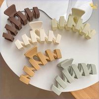 Simple Style Waves Solid Color Arylic Hair Clip main image 1
