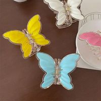 Simple Style Butterfly Plastic Hair Claws main image 2