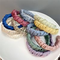 Einfacher Stil Einfarbig Tuch Gaze Haarband 1 Stück main image 3