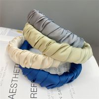Einfacher Stil Einfarbig Tuch Gaze Haarband 1 Stück main image 4