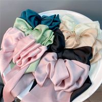 Fairy Style Solid Color Cloth Bow Knot Hair Clip 1 Piece main image 4