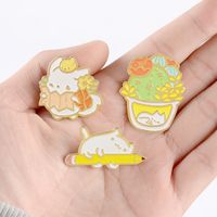Cute Cat Alloy Plating Brooches main image 6