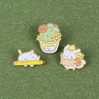 Cute Cat Alloy Plating Brooches main image 1