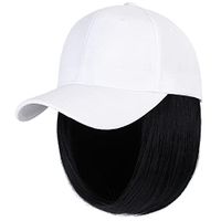Women's Fashion Black Casual Chemical Fiber Centre Parting Short Straight Hair Wigs sku image 3