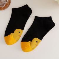 Fashion Cute Cartoon Anime Duck Japanese Style Cotton Socks sku image 3