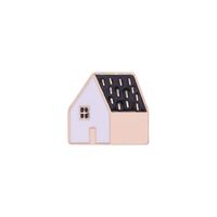 Pastoral House Alloy Plating Brooches main image 5