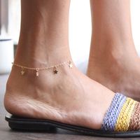 Fashion Star Metal Star Anklet 1 Piece main image 1