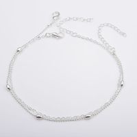 Simple Style Geometric Metal Plating Anklet 2 Piece Set main image 3