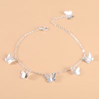 Sweet Butterfly Alloy Plating Anklet 1 Piece main image 3