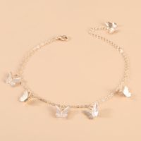 Sweet Butterfly Alloy Plating Anklet 1 Piece main image 4