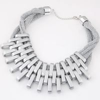 Modern Style Geometric Cotton Splicing Women's Necklace sku image 1