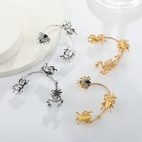 Exaggerated Insect Alloy Plating Rhinestone Ear Hook main image 4