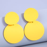 Fashion Round Alloy Drop Earrings 1 Pair main image 8