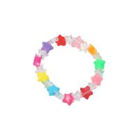 Ethnic Style Pentagram Synthetic Resin Mixed Materials Beaded Knitting Bracelets Necklace 1 Piece sku image 1