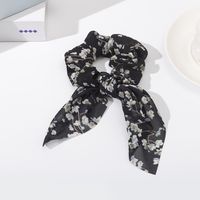 Cute Ditsy Floral Cloth Bow Knot Hair Band 1 Piece sku image 3