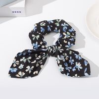 Cute Ditsy Floral Cloth Bow Knot Hair Band 1 Piece sku image 4