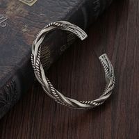 Fashion Twist Alloy Shiny Metallic Bangle 1 Piece main image 1