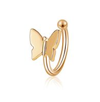 Fashion Butterfly Alloy Plating Ear Clips 1 Piece main image 1
