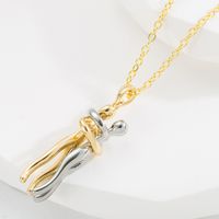 Fashion Human Copper Pendant Necklace Copper Necklaces sku image 2