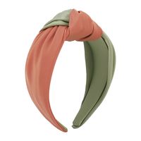 Simple Style Color Block Knot Cloth Hair Band sku image 3