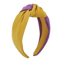 Simple Style Color Block Knot Cloth Hair Band sku image 1