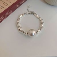 Fashion Irregular Alloy Plating Pearl Bracelets main image 1