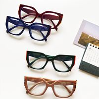 Unisex Casual Geometric Resin Square Glasses main image 2