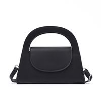 Streetwear Solid Color Metal Button Square Magnetic Buckle Square Bag main image 5