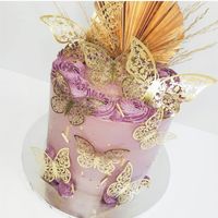 Valentine's Day Mother's Day Birthday Butterfly Paper Cake Decorating Supplies Party Cake Decorating Supplies main image 1