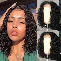 Women's Hip-hop Casual High-temperature Fiber Centre Parting Short Curly Hair Wigs sku image 1