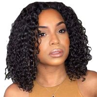 Women's Hip-hop Casual High-temperature Fiber Centre Parting Short Curly Hair Wigs main image 4