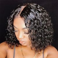 Femmes Hip Hop Décontractée Haute-température Fibre Pièce Centrale Cheveux Courts Et Bouclés Perruques main image 2