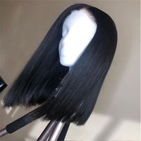 Women's Fashion Street High-temperature Fiber Centre Parting Straight Hair Wigs main image 4