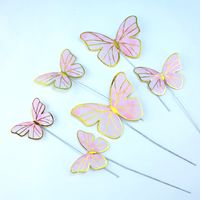 Human Butterfly Paper Party Cake Decorating Supplies main image 2