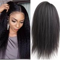 Unisex Fashion Holiday High-temperature Fiber Centre Parting Long Straight Hair Wigs main image 6