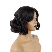 Women's Fashion Street High-temperature Fiber Centre Parting Short Curly Hair Wigs main image 3