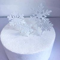 Christmas Snowflake Arylic Family Gathering Cake Decorating Supplies main image 4