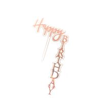 Letter Arylic Birthday Cake Decorating Supplies main image 5