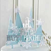 Christmas Letter Arylic Birthday Cake Decorating Supplies main image 3