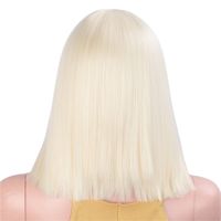 Women's Fashion White Party High Temperature Wire Bangs Straight Hair Wigs main image 3