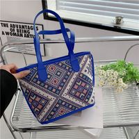 Ethnic Style Geometric Square Zipper Handbag main image 5