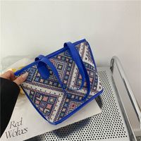 Ethnic Style Geometric Square Zipper Handbag main image 2
