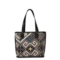Ethnic Style Geometric Square Zipper Handbag sku image 1