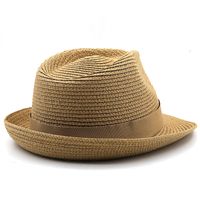 Kid's Beach Feather Sewing Crimping Straw Hat main image 2