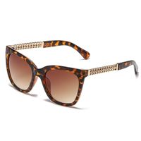 Unisex Fashion Solid Color Leopard Pc Cat Glasses Sunglasses sku image 2
