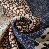 Women's Sweet Multicolor Satin Printing Silk Scarves main image 4