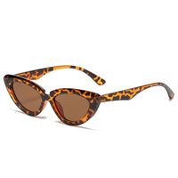 Fashion Solid Color Leopard Pc Cat Glasses Full Frame Women's Sunglasses sku image 3