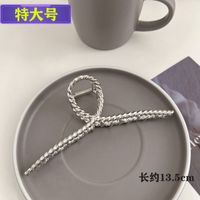 Fashion Large Alloy Simple Solid Color Grip Hair Ornaments sku image 8