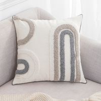 Fashion Stripe Polyester Cotton Pillow Cases sku image 1